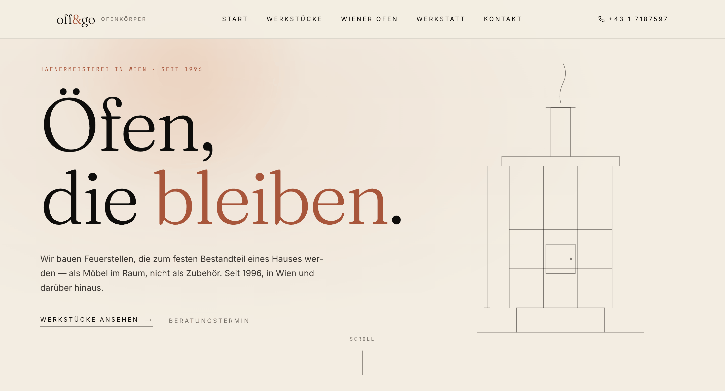 Vorschau der Website Ofenkörper off&go